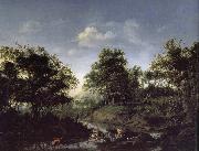 Jan van der Heyden Deer Hunter oil painting artist